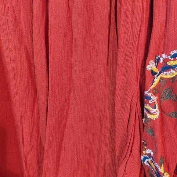 BOHO ALTAR'D STATE LADIES LONG SLEEVE GAUZE TOP- L - Picture 3 of 4